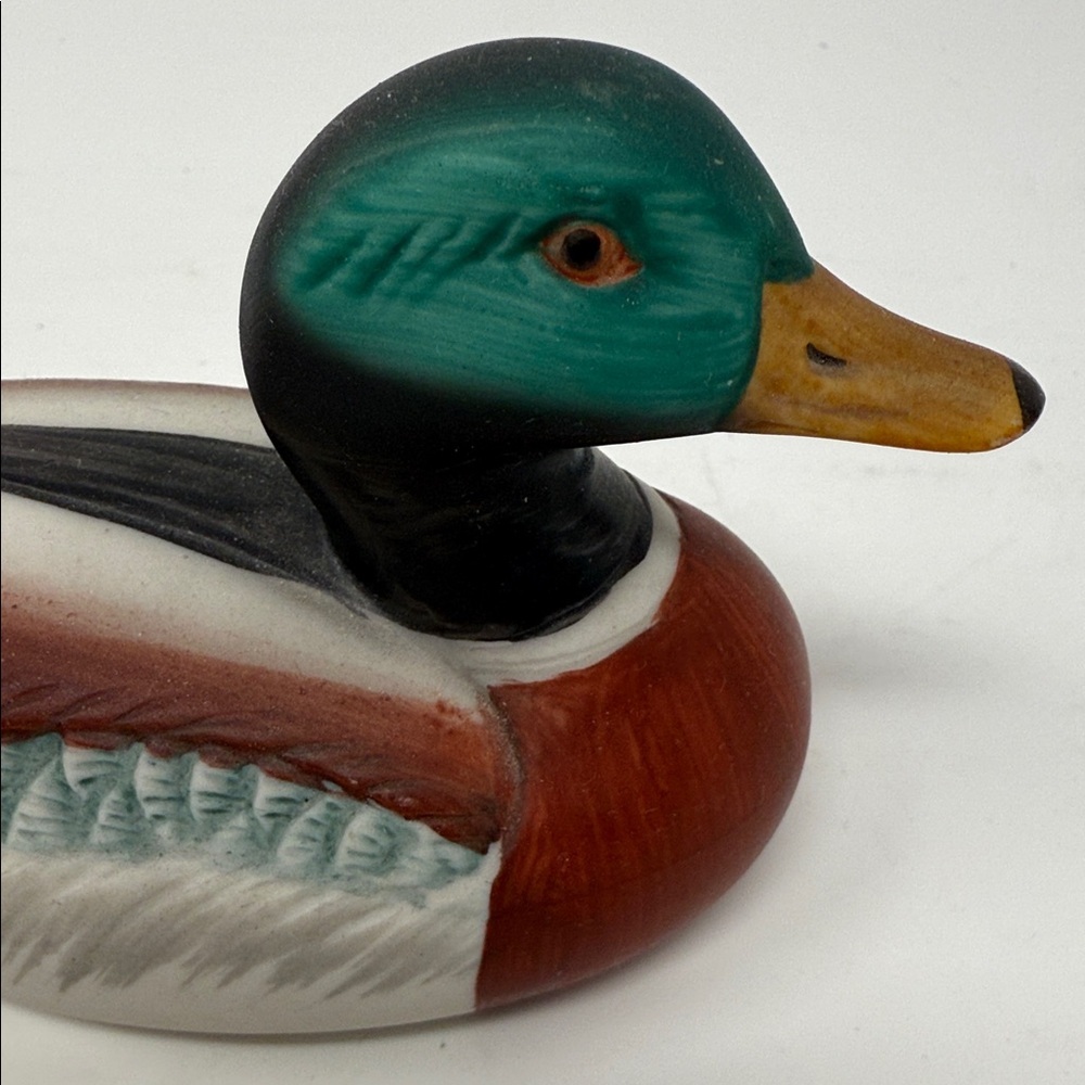Handcrafted Ceramic Duck Figurines 3x5 in Home Decor Hunting -Outdoor - Picture 5 of 10
